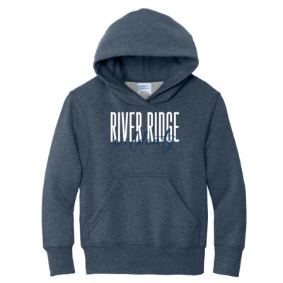 River Ridge Wildcats 2026 Logo 1 - Youth Core Fleece Pullover Hooded Sweatshirt Thumbnail