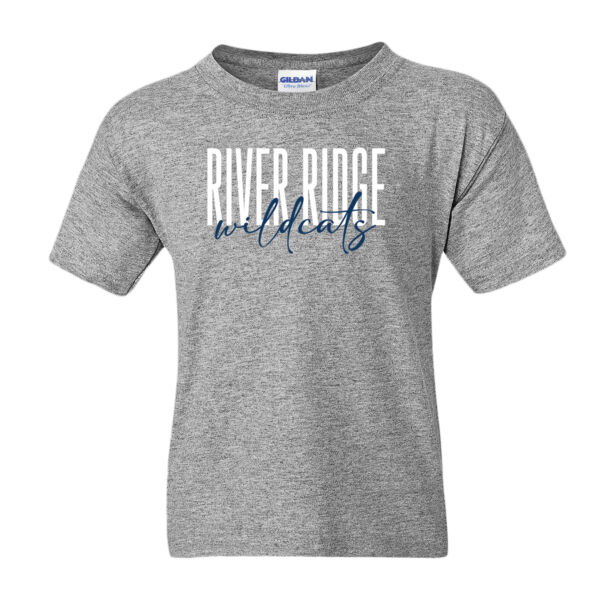 River Ridge Wildcats 2026 Logo 1 - DryBlend® Youth T-Shirt Thumbnail