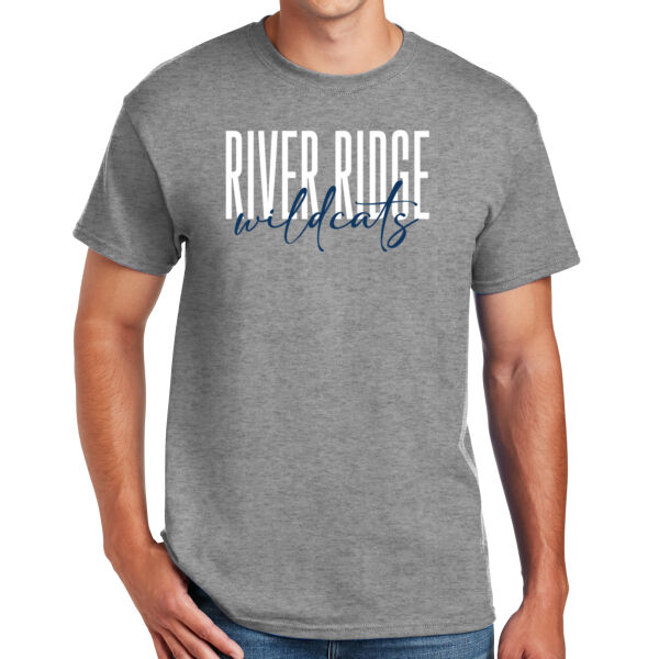 River Ridge Wildcats 2026 Logo 1 - DryBlend ® 50 Cotton/50 Poly T Shirt Thumbnail