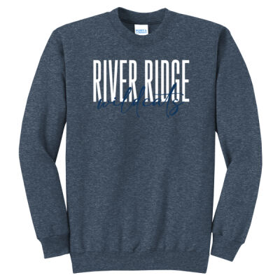 River Ridge Wildcats 2026 Logo 1 - Core Fleece Crewneck Sweatshirt Thumbnail