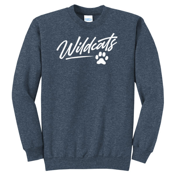River Ridge Wildcats 2026 Logo 2 - Core Fleece Crewneck Sweatshirt Thumbnail