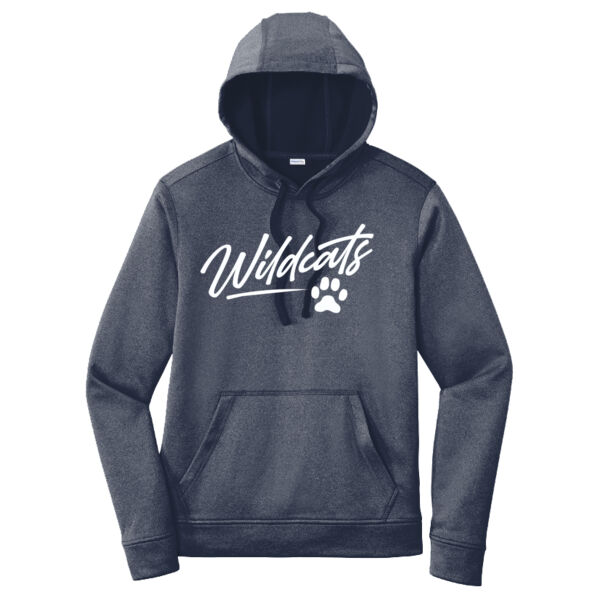 River Ridge Wildcats 2026 Logo 2 - PosiCharge ® Sport Wick ® Heather Fleece Hooded Pullover Thumbnail