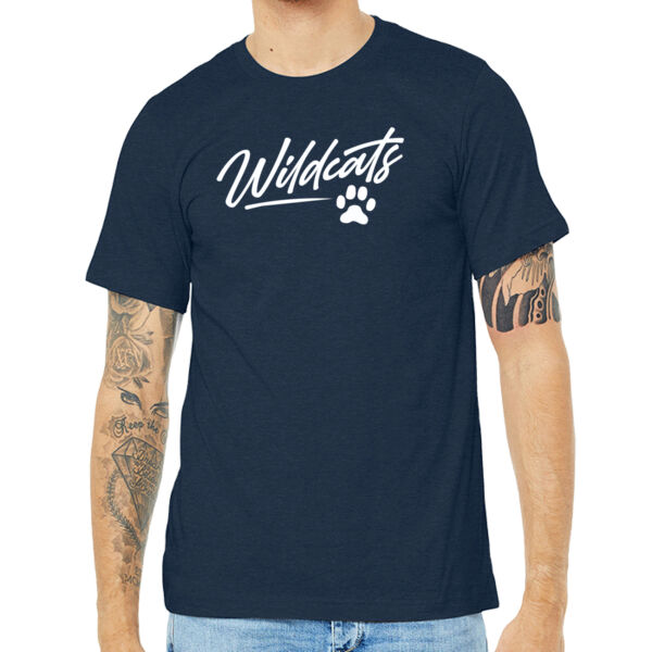 River Ridge Wildcats 2026 Logo 2 - Unisex Heather CVC Short Sleeve Tee Thumbnail
