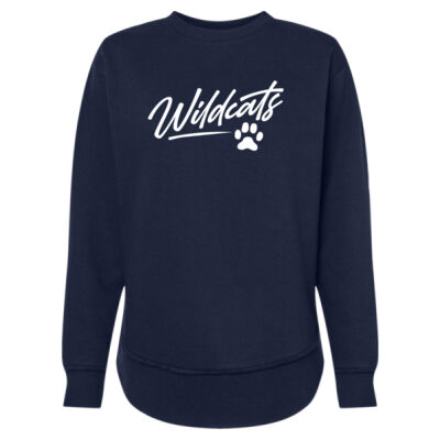 River Ridge Wildcats 2026 Logo 2 - Women's Weekend Crewneck Sweatshirt Thumbnail