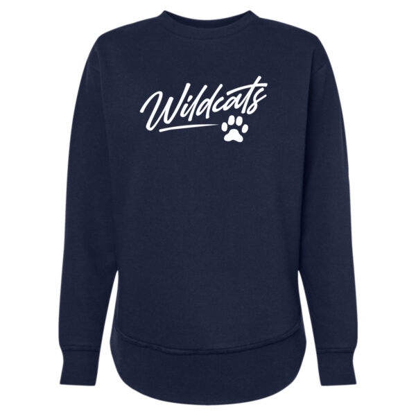 River Ridge Wildcats 2026 Logo 2 - Women's Weekend Crewneck Sweatshirt Thumbnail