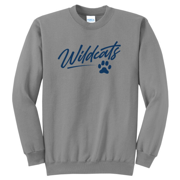 River Ridge Wildcats 2026 Logo 2 - Core Fleece Crewneck Sweatshirt Thumbnail