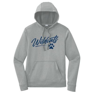 River Ridge Wildcats 2026 Logo 2 - PosiCharge ® Sport Wick ® Heather Fleece Hooded Pullover Thumbnail