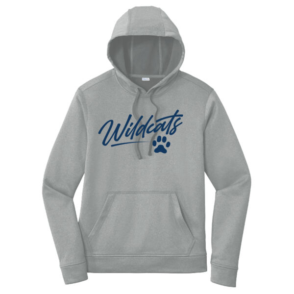 River Ridge Wildcats 2026 Logo 2 - PosiCharge ® Sport Wick ® Heather Fleece Hooded Pullover Thumbnail