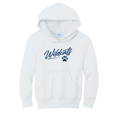 River Ridge Wildcats 2026 Logo 2 - Youth Core Fleece Pullover Hooded Sweatshirt Thumbnail