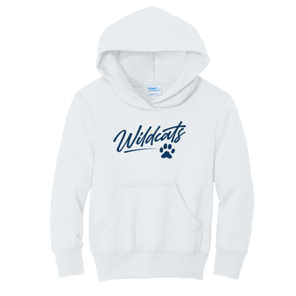 River Ridge Wildcats 2026 Logo 2 - Youth Core Fleece Pullover Hooded Sweatshirt Thumbnail