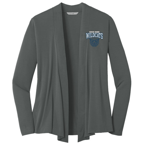 River Ridge Wildcats 2026 Embroidered Logo 2 - Women's Concept Open Cardigan Thumbnail