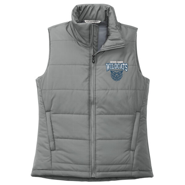 River Ridge Wildcats 2026 Embroidered Logo 2 - Women's Puffer Vest Thumbnail