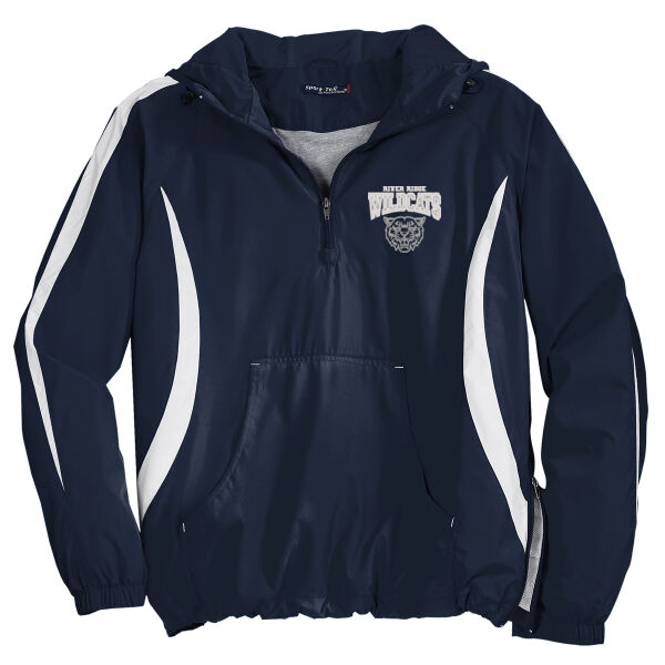 River Ridge Wildcats 2026 Embroidered Logo 2 - Colorblock Raglan Anorak Thumbnail
