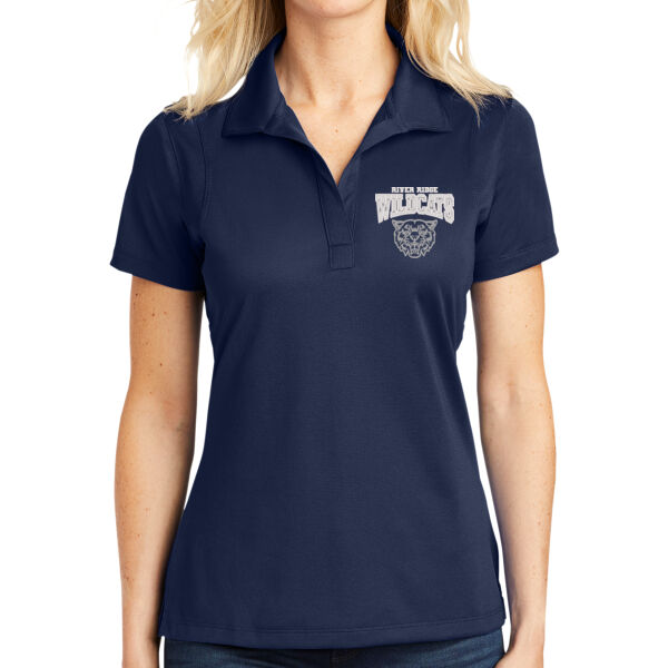 River Ridge Wildcats 2026 Embroidered Logo 2 - Women's Micropique Sport Wick ® Polo Thumbnail