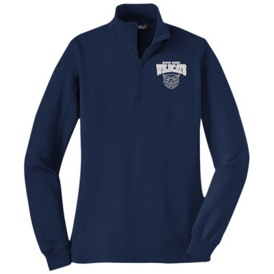 River Ridge Wildcats 2026 Embroidered Logo 2 - Women's 1/4 Zip Sweatshirt Thumbnail