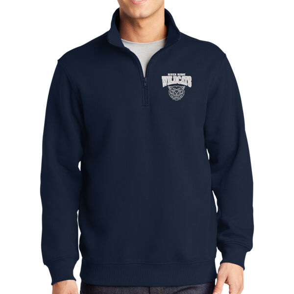 River Ridge Wildcats 2026 Embroidered Logo 2 - 1/4 Zip Sweatshirt Thumbnail