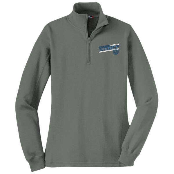 River Ridge Wildcats 2026 Embroidered Staff Logo - Women's 1/4 Zip Sweatshirt Thumbnail