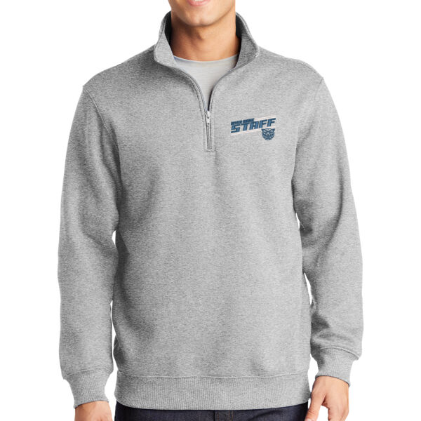 River Ridge Wildcats 2026 Embroidered Staff Logo - 1/4 Zip Sweatshirt Thumbnail