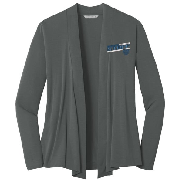 River Ridge Wildcats 2026 Embroidered Staff Logo - Women's Concept Open Cardigan Thumbnail