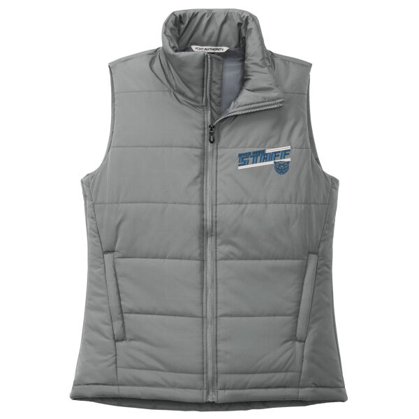 River Ridge Wildcats 2026 Embroidered Staff Logo - Women's Puffer Vest Thumbnail