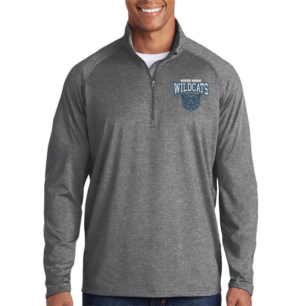 River Ridge Wildcats 2026 Embroidered Staff Logo - Sport Wick ® Stretch 1/4 Zip Pullover Thumbnail