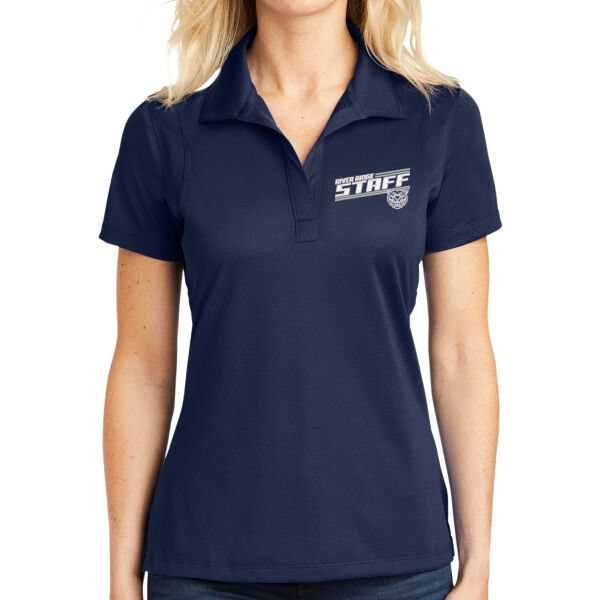 River Ridge Wildcats 2026 Embroidered Staff Logo - Women's Micropique Sport Wick ® Polo Thumbnail