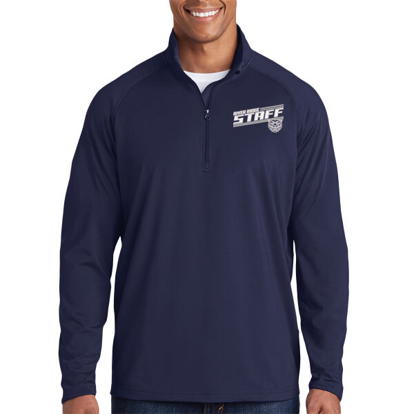 River Ridge Wildcats 2026 Embroidered Staff Logo - Sport Wick ® Stretch 1/4 Zip Pullover Thumbnail